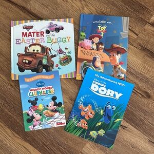 Assorted Disney Books 📚 (4), paperback and hard cover
